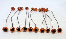 Lot 10 paires yeux en sulfure