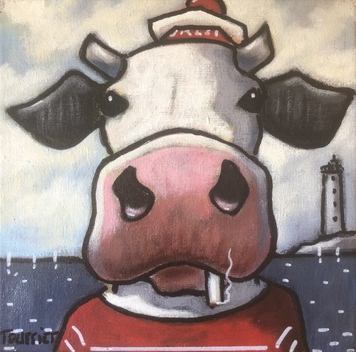 Tableau vache marin tourrier - tableau,