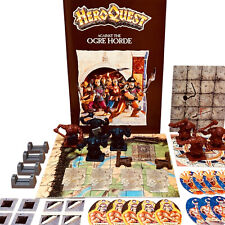 MB Games Heroquest Against The Ogre Horde Expansion 1990 100% Complete No box