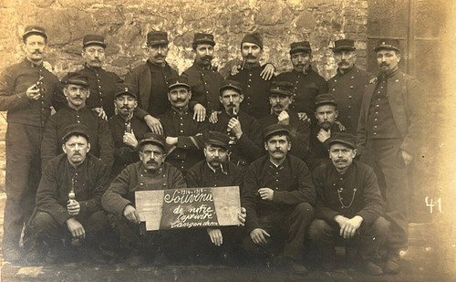 Photo poilu prisonnier guerre - poilu,