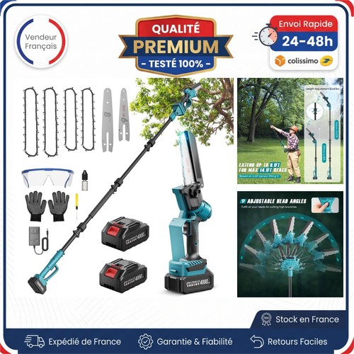Tronçonneuse perche en 1 - tronçonneuse, à