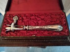 Silver leg clamp filled Minerva 1st title Louis XV style