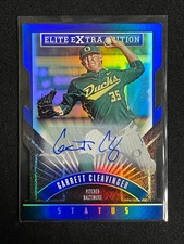 Garrett Cleavinger 2015 Elite Extra Edition Blue Die Cut #103 Autograph /50