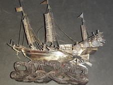 CHINE INDOCHINE JONQUE EN ARGENT