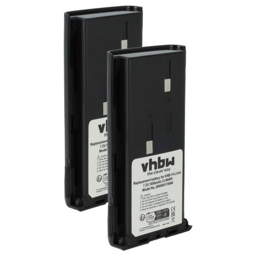 Batterie pour kenwood - 2x,