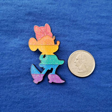 Disney Parks 2025 Pride Minnie Mouse Pin Rainbow Glitter
