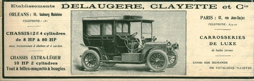 Publicité ancienne automobile