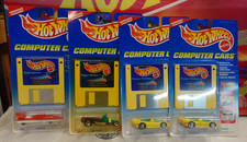 Hot Wheels Computer Cars Lot of 4 Cars 1/64