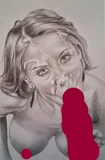 Dessin graphite Sexy ORIGINAL