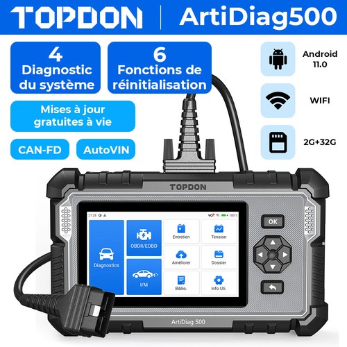 Topdon ad500 profi kfz obd2 - topdon,