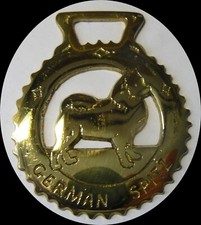 GERMAN SPITZ         Horse brass  (N645)
