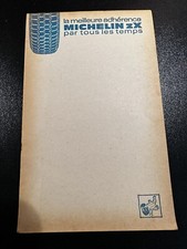 Rare Petit Carnet Publicitaire Bloc Note Station Essence Michelin Garage Vintage