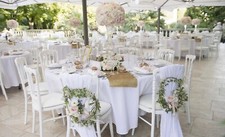 Chaise napoléon blanche (achat & location)