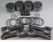 NIPPON RACING JDM HONDA TURBO B-SERIES PISTONS SCAT FORGED RODS B16A 81MM B16A2