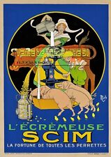 Agriculture -écrémeuse  Scim - Mich - Marrante - année 1920-  affiche plastifiée