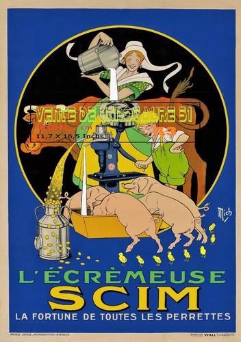 Agriculture écrémeuse scim - -écrémeuse,