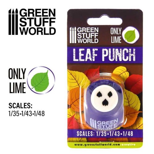 Leaf punch only lime 1 - leaf,