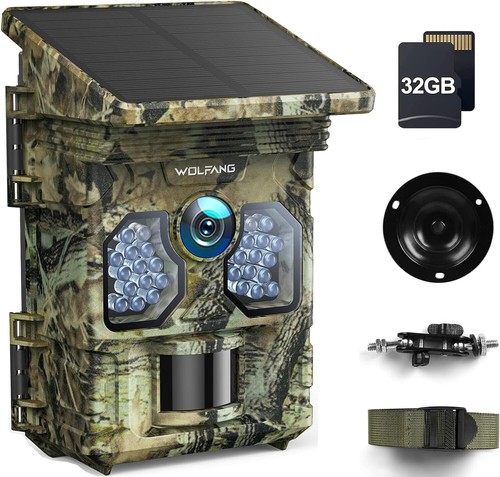 Caméra chasse solaire 4k - de,