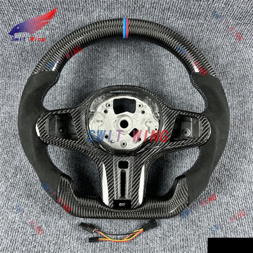 Customized black alcantara