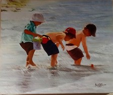 tableau signé peinture huile