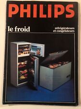 catalog advertising brochure le froid philips refrigerators freezers