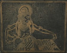 Plaque de gravure sur bois |