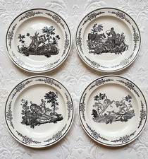 4 Assiettes à Dessert Thème