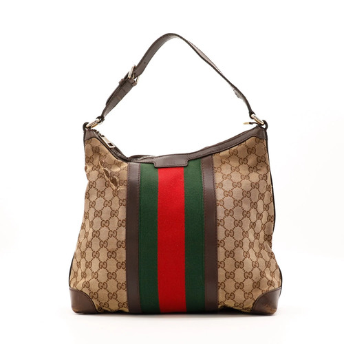 Sac gucci hobo web toile - gucci,