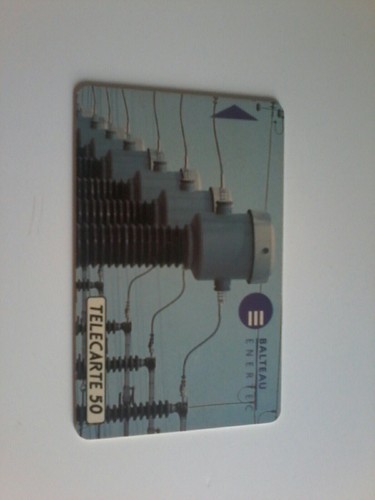 Carte téléphonique vintage