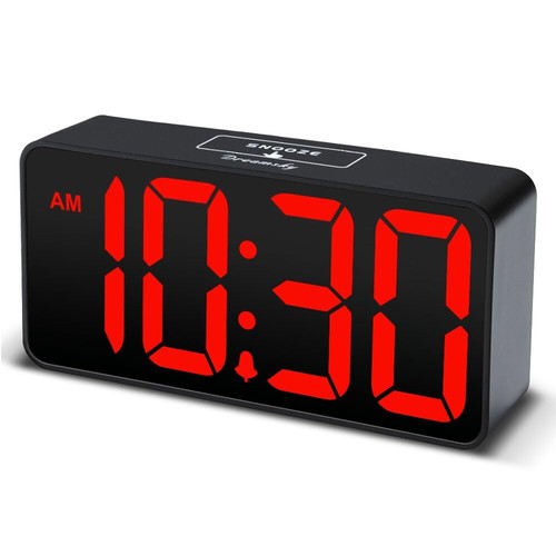 Digital alarm clock large - alarm,