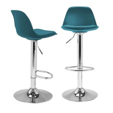 Lot de 2 tabourets de bar KARL