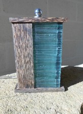 lampe style art déco verre et