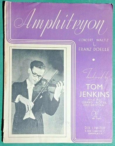 Amphitrjon valse partition - amphitrjon,