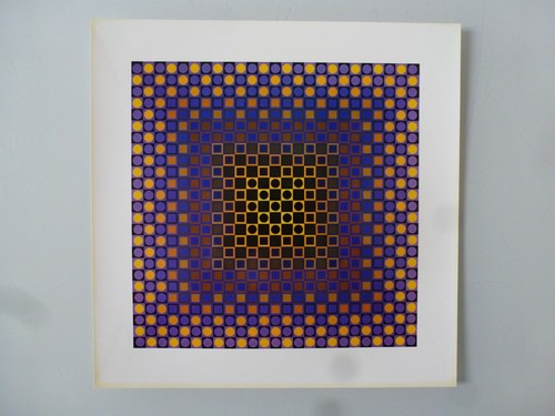 Victor vasarely alom estampe - vasarely,