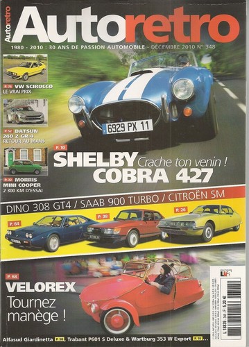 Auto retro 348 shelby cobra - 348,