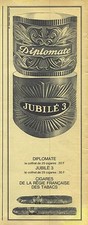 ADVERTISING 1964 DIPLOMATE cigar JUBILEE 3
