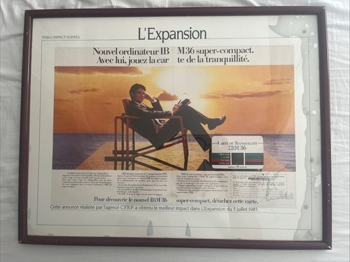 Cadre ordinateur computer ibm - ordinateur,