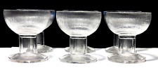Set 6 Antique Lalique Wingen Wine Glasses Art Deco Signed R. Rene Lalique