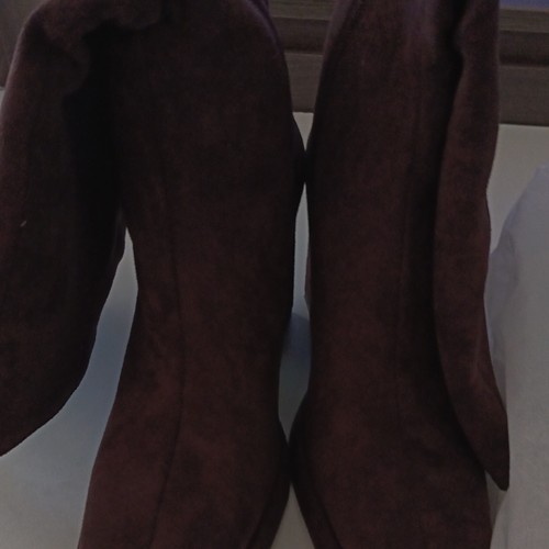 Bottes femme chocolat daim - femme,