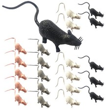  24 Pcs Figurine De Souris Rat Jouet Miniature Figurines Miniatures