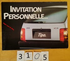 FIAT TIPO 1400/ 1600/ 1700/ 1900 TD Prospectus 12 pages 8/1988? Fr