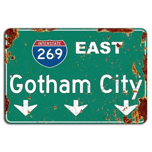 Gotham city sign - gotham,