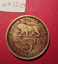N°120 ) - 5 FRANCS  - LEOPOLD III - CONGO BELGE - 1936 -