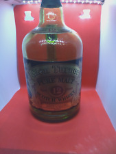VINTAGE BOTTLE SCOTCH WHISKY COLLECTION EMPTY GLEN TURNER PURE MALT
