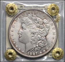 USA Morgan Dollar 1887 Argent États-Unis Amérique Monnaies Coins Dollar