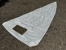 Hobie Cat 16 Jib Sail - Original All White Hobie Cat Jib Sail With Window