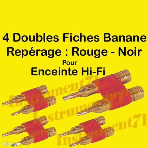 Double fiches banane à - double,