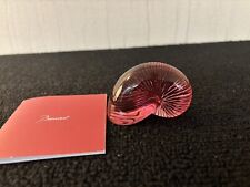 Nautile Pink Baccarat Crystal Shell