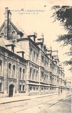CPA BELGIUM BRUSSELS THE MILITARY HOSPITAL (upright shot rare