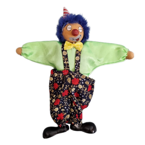 Poupée clown vintage - poupée, en